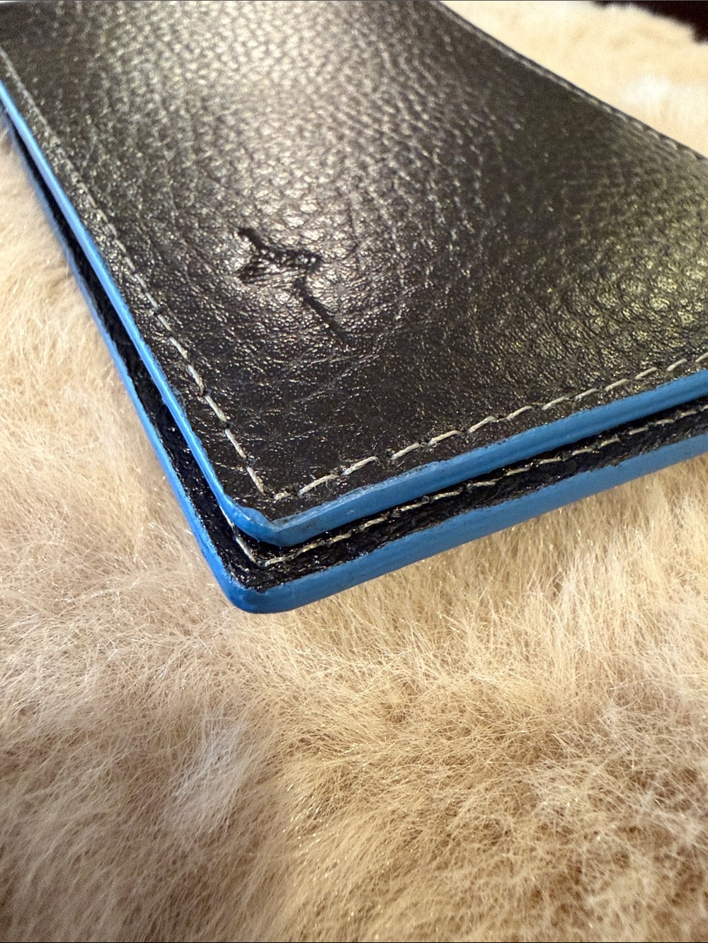 Buxton Black Leather RFID Card Holder Wallet